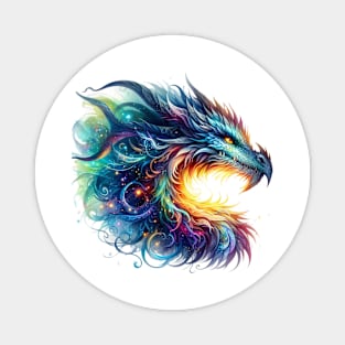 Mythical Majesty: Dragon Graphic Tees Magnet